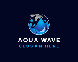 Water Faucet Plumbing logo design