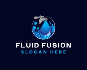 Water Faucet Plumbing logo design