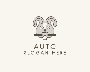 Magic - Rabbit Pet Head logo design