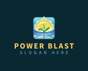 Solar Power Panel logo design