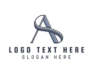 Letter - Film Cinematography Letter A logo design