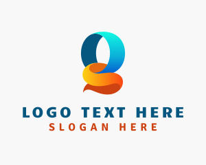 Monogram - Digital Business Letter OS logo design