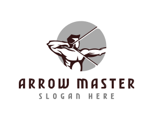 Archery - Archer Hunter Sports logo design
