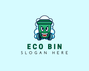 Bin - Garbage Disposal Bin logo design