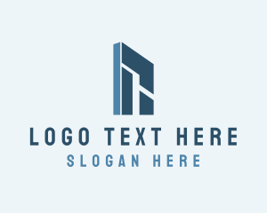 Abstract - Modern Building Tower logo design