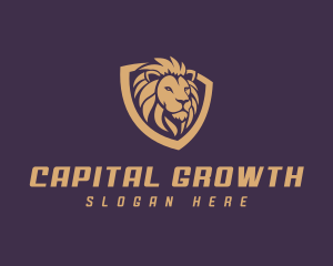 Investment - Investment Lion Shield logo design