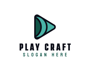 Audio Play Button  logo design