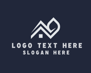 Roofing Home Builder Logo