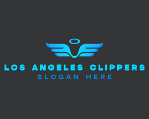 Angelic Wings Halo logo design