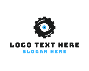 Engine - Industrial Cog Vision logo design