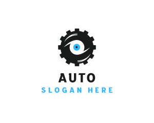 Engineering - Industrial Cog Eye logo design