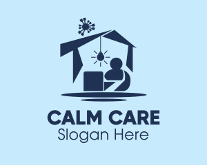 Patient - Human Home Quarantine logo design