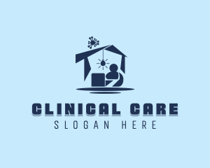 Human Home Quarantine  logo design