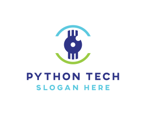 Modern Tech Eye logo design