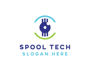 Modern Tech Eye logo design