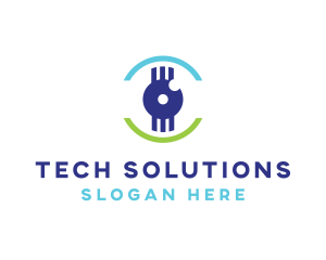 Tech - Modern Tech Eye logo design