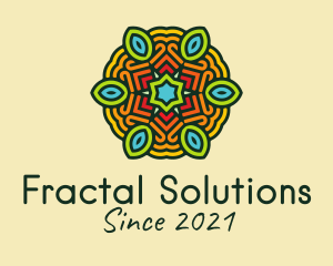 Fractal - Colorful Mandala Art logo design