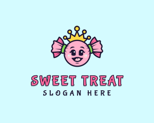 Royal Candy Princess  logo design