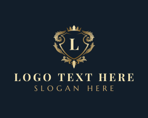Expensive - Shield Crown Jewelry logo design