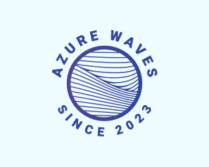 Wave Lines Company logo design