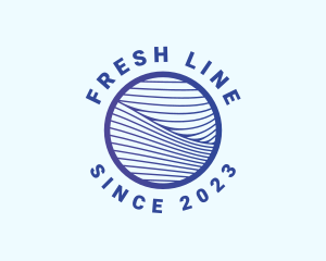 Wave Lines Company logo design