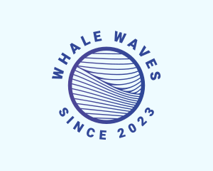 Wave Lines Company logo design