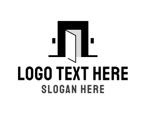 Garage Door - Classic Entrance Door logo design