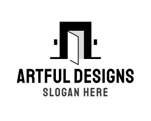 Classic Entrance Door logo design