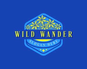 Botanical Wild Flower  logo design