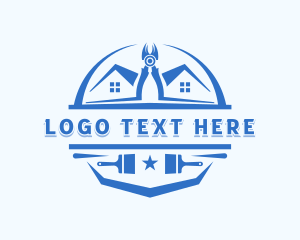 Repair - Carpentry Handyman Repair logo design