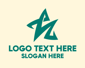 Digital Marketing - Green Star Company logo design