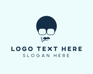 Smart - Afro Boss Man logo design