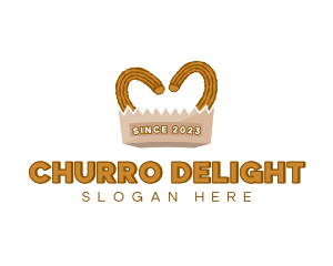 Churros - Churros Pastry Dessert logo design