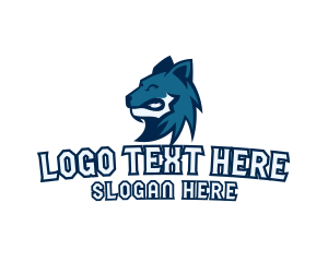 Modern - Wildlife Wolf Team logo design