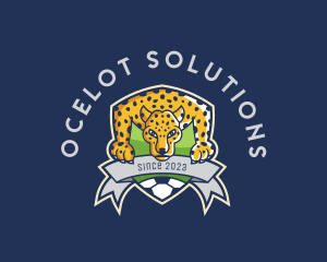 Ocelot - Jaguar Soccer Team logo design