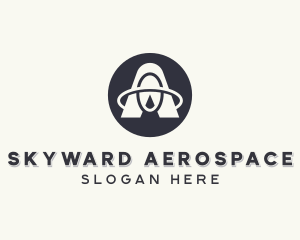 Aerospace - Planet Aerospace Letter A logo design