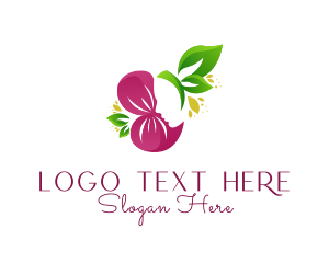 Women - Flower Leaf Women logo design