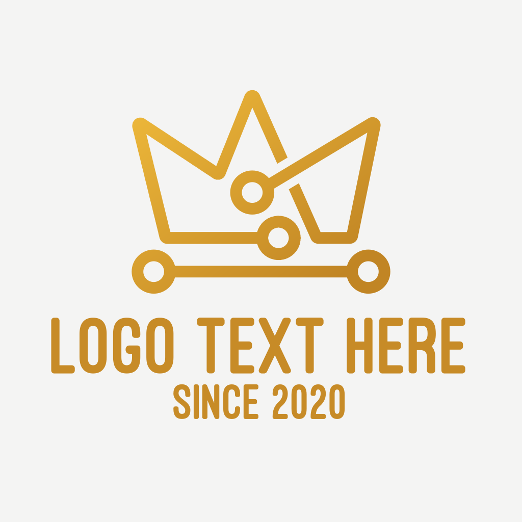 Modern Gold Crown Logo | BrandCrowd Logo Maker