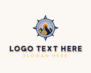 Tour - Navigation Compass Tour logo design