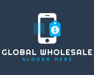 Wholesale - Online Commerce Phone logo design