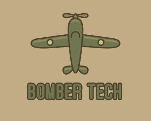 Army Green Aircraft logo design