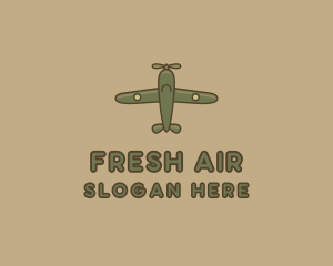 Army Green Aircraft logo design