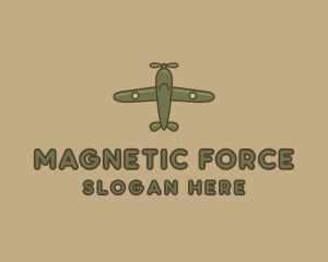 Army Green Aircraft logo design