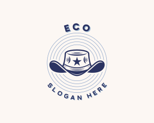 Cowboy Hat Costume Logo