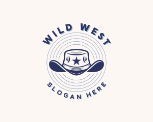 Cowboy - Cowboy Hat Costume logo design