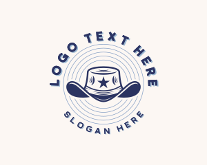 Cowboy Hat Costume Logo