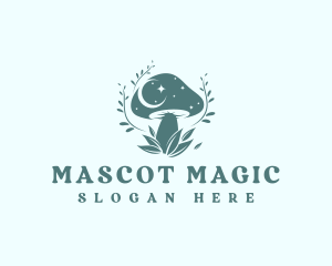 Magical Mushroom Fungus logo design