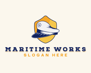 Captain Seafarer Hat logo design