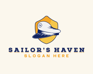 Captain Seafarer Hat logo design