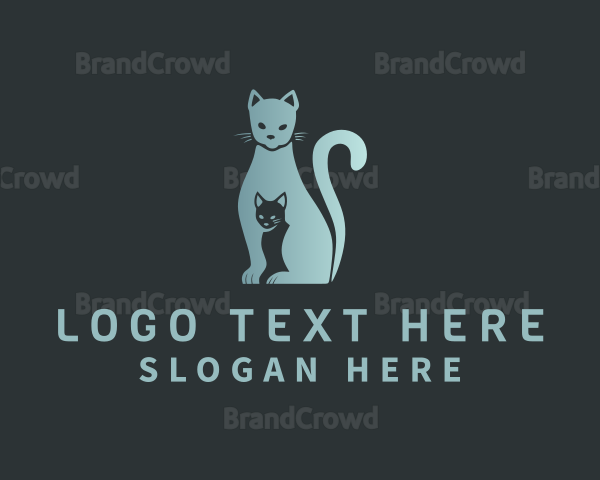 Pet Kitten Cat Logo